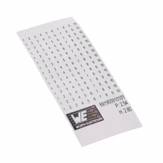 691900910101 Würth Elektronik  Strisce di marcatura per morsettiere